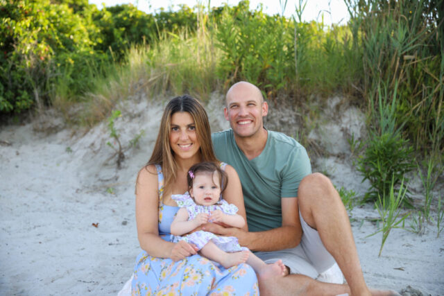 Newport, RI Summer Beach Family Portraits Session